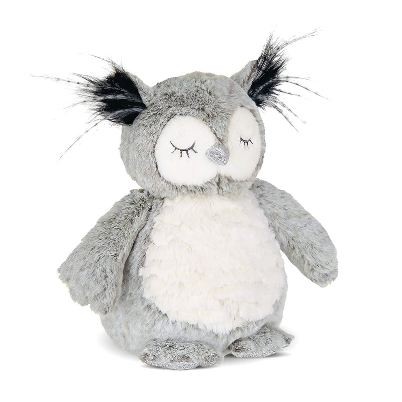 Owliver Grey Plush Owl Stuffed Animal 10 Inch Stuffed Toy
