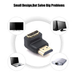 Vce 3 Combos Hdmi 90 Degree And 270 Degree Male To Female Adapter 3D 4K Supported