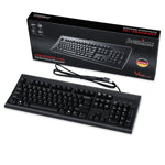 Perixx Periboard 106 Wired Performance Full Size Keyboard Curve Ergonomic Keys Black 1
