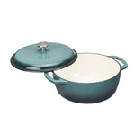 Cast Iron Covered Dutch Oven Enamled