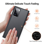 Torras Shockproof Galaxy Note 20 Ultra Case 6 9 Inch Military Grade Drop Tested Translucent Matte Hard Back With Soft Edge Slim Protective Designed For Samsung Galaxy 20 Ultra Case 5G 2020 Black
