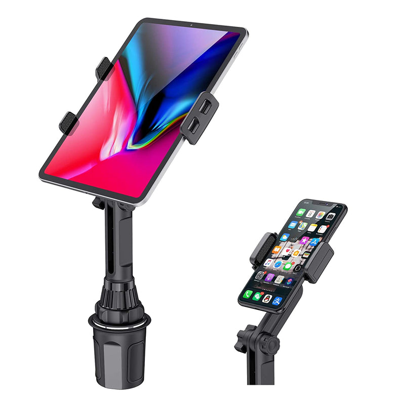 Cup Tablets Holder For Car Car Cup Holder Tablet And Phone Mount Adjustable Automobile Cup Holder Smart Phone Cradle Car Mount