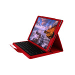 Keyboard Case For Ipad Mini 1 2 3 4 With Detachable Wireless Keyboard Ultra Slim Pu Leather Folio Stand Cover For Ipad Mini1 2 3 4 Red