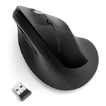 Kensington Pro Fit Ergo Vertical Wireless Mouse Black K75501Ww