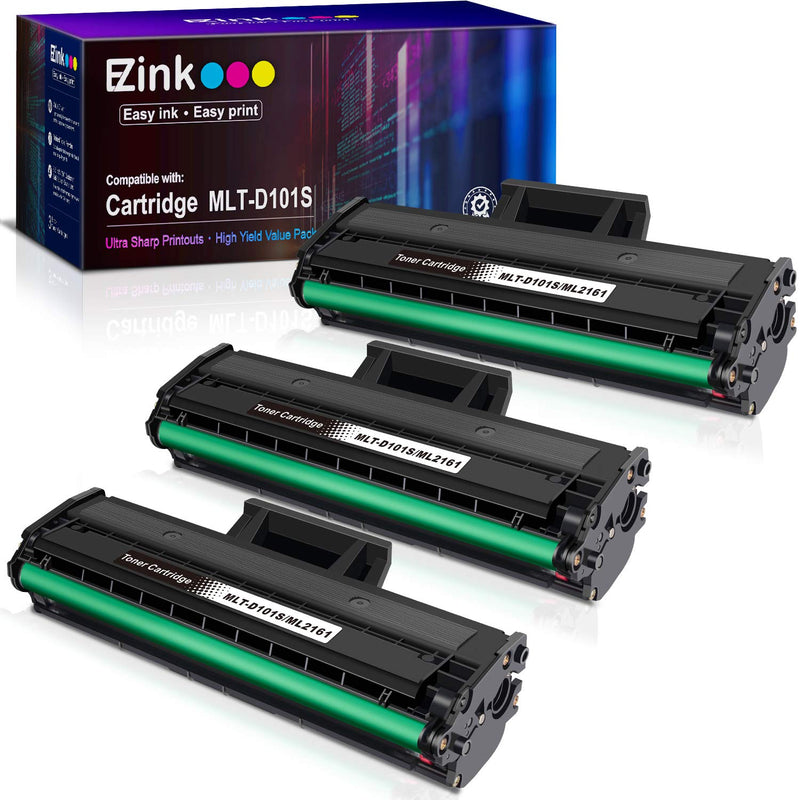 E Z Ink Compatible Toner Cartridge Replacement For Samsung 101 Mlt D101S To Use With Ml 2165W Scx 3405W Scx 3405Fw Ml 2165 Sf 760P 3 Black