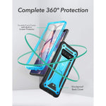 Youmaker Kickstand Case For Galaxy S10 Plus Built In Screen Protector Work With Fingerprint Id Full Body Heavy Duty Protection Shockproof Cover For Samsung Galaxy S10 Plus 6 4 Inch 2019 Blue