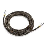 Cable Matters Toslink Cable Toslink Optical Cable Digital Optical Audio Cable 15 Feet With Metal Connectors And Braided Jacket