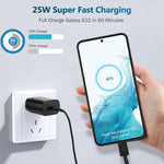 25W Super Fast Charger Type C Wall Charger Block With Charger Cable