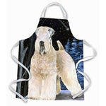 Carolines Treasures Ss8364Apron Starry Night Wheaten Terrier Soft Coated Apron Large Multicolor