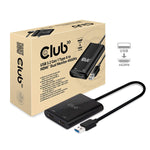 Club3D Csv 1474 Usb 3 0 Type A To Dual Hdmi 2 0 4K 60Hz External Graphics Video Adapter For Multiple Monitors