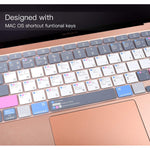Casebuy Macbook Air 2020 Keyboard Cover Shortcuts Keyboard Skin For Macbook Air 13 Inch 2020 Release Model A2179 A2337 M1 With Mac Os Shortcut Hot Keys Macbook Air 13 Inch Accessories