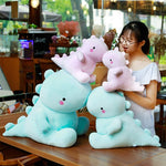 Cute Stuffed Dinosaur Toy Doll Soft Stuffed Animals Dino Ie Soft Birthday Gifts For Kids Girls Boys Blue 11 8 Inch