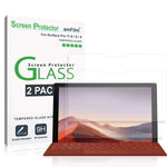 Amfilm Glass Screen Protector For Microsoft Surface Pro 7 6 5 4 Tempered Glass 12 3 2 Pack