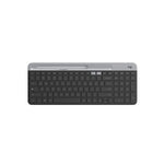 Logitech K580 Slim Multi Device Wireless Keyboard For Chrome Os Bluetooth Usb Receiver Easy Switch 24 Month Battery Desktop Tablet Smartphone Laptop Compatible