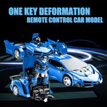 Transform Car Robot Car Toys For 6 7 8 Year Old Boys Transforming Robot Rc Cars For Boys Age 6 12 Remote Control Toy Cars For Kids Boys Girls