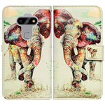 Lg Aristo 5 Case Lg K31 Case Bcov Elephant Pattern Leather Flip Case Wallet Cover With Card Slot Holder Kickstand For Lg Aristo 5 Lg Fortune 3 Lg Risio 4 Phoenix 5 Lg K8X Tribute Monarch