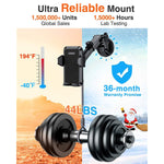 Suction Cup Car Phone Mount Bundle With Air Vent Adjustable Bottom Foot Car Phone Holder 2 Phone Holders 3 Vent Clips 1 Suction Cup Easy To Transfer Replace