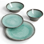 Double Bowl Dinnerware Set 16 Pieces