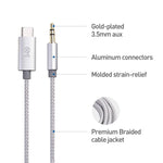 Cable Matters Premium Braided Aluminum Usb C To 3 5Mm Aux Cable 4 Feet For Car Stereo Speaker And Headphone Support Samsung Galaxy S10 S10 Note 10 Note 10 Google Pixel 4 Xl And More