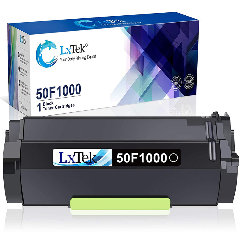 Lxtek Compatible Toner Cartridge Replacement For Lexmark 50F1000 To Use With Ms610Dn Ms510Dn Ms415Dn Ms610De Ms310D Ms312Dn Ms410Dn Ms310Dn Ms410D Printers Black 1 Pack
