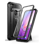 Supcase Unicorn Beetle Pro Series Case Designed For Samsung Galaxy A11 Us Version 2020 Release Full Body Rugged Holster Kickstand Case With Built In Screen Protector Black