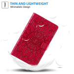 Galaxy Tab A 8 0 Inch Case T290 Case Dteck Slim Embossed Pu Leather Folio Smart Stand Wallet Cover For Samsung Galaxy Tab A 8 0 Inch 2019 Release Model T290 T295 T297 Without S Pen Red