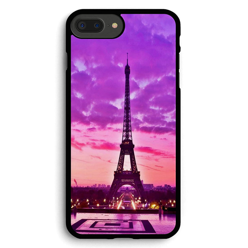 Eiffel Tower And Sunset Iphone 7Plus 8 Plus Case Pc Hard Case For Iphone 7Plus 8 Plus