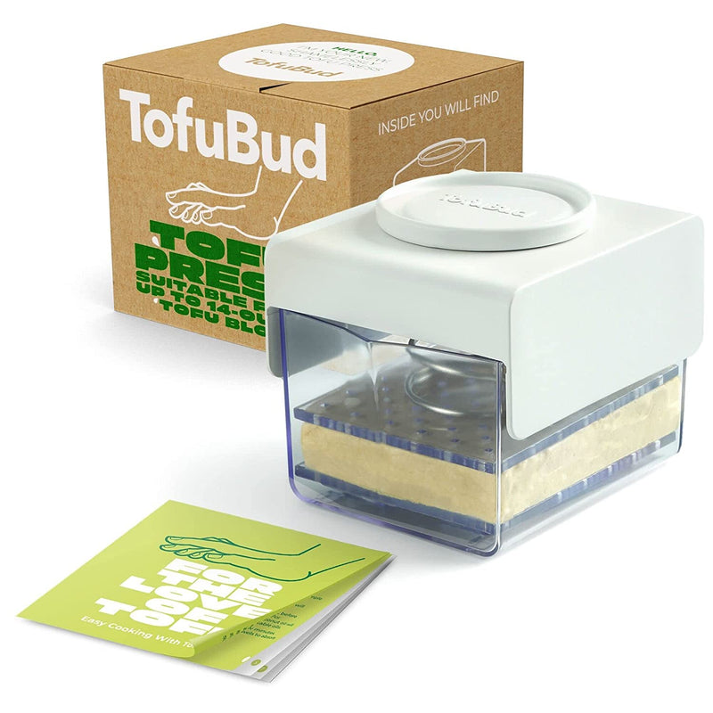 Tofu Press Tofu Presser For Firm Or Extra Firm Tofu Tofu Maker With Water Drainer Made From Durable Sustainable Materials Tofu Recipe Book Included