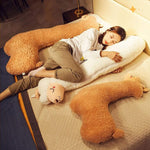 Alpaca Plush Pillow Alpaca Stuffed Animal Llama Plush Long Body Pillow Xmas Birthday Valentines Gift For Girls Boys S Kids White 51 Inches