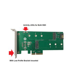 M 2 Nvme M 2 Sata Ssd Pcie X4 Adapter Ugt M2Pc200 Green