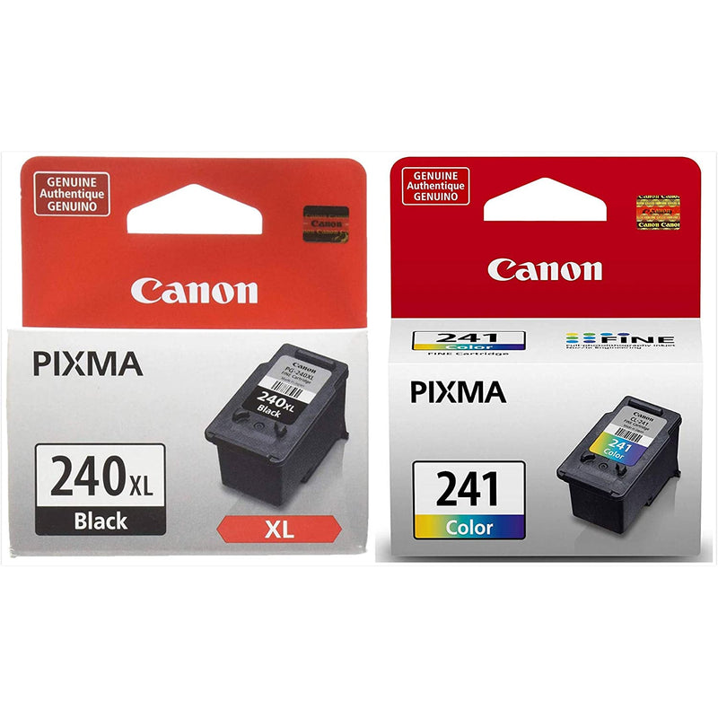 Genuine Canon Pg 240Xl High Capacity Black Ink Cartridge 5206B001 Cl 241 Color Ink Cartridge 5209B001