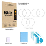 6 Pack Screen Protector For Garmin Descent Mk1 Akwox Full Coverage Anti Bubble Screen Protective Film For Garmin Descent Mk1