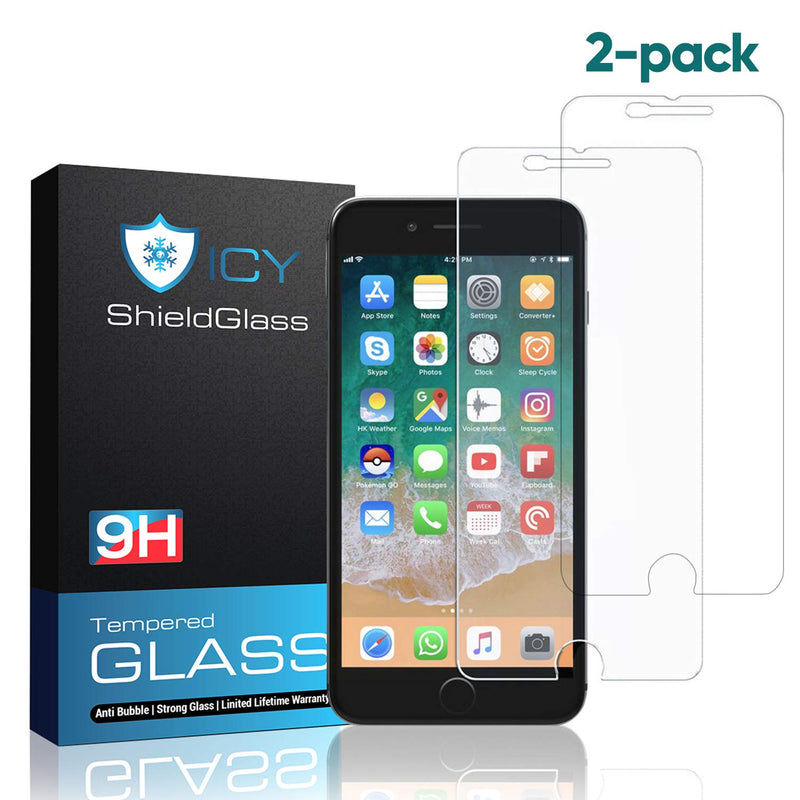 Glass Compatible For Iphone 8 Plus 2 Pack Tempered Glass Screen Protector Case Friendly Also For Iphone 7 Plus 6S Plus 6 Plus 5 5 Inch 2 Pack