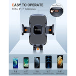 Phone Holder For Car Vertical Circle Vent Friendly Universal Stable Car Phone Mount Air Vent Holder Cradle Case Friendly Compatible With Iphone 12 11 Pro Max X 8 Plus Samsung Galaxy S20