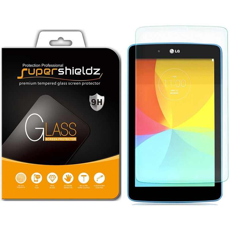 2 Pack Supershieldz Designed For Lg G Pad 7 0 And Lg G Pad 7 0 Lte Screen Protector Tempered Glass Anti Scratch Bubble Free