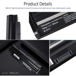 New N7110 N4110 N5110 Laptop Battery Compatible With Dell Inspiron 17R 5357 13R 14R 15R 3420 3520 N3010 N4010 N5010 Fit P N 4T7Jn 04Yrjh 07Xfjj 312 0233 11 1V 7800Mah 12 Months