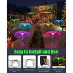 Color Changing Solar Flowers Garden Lights 5 Pack