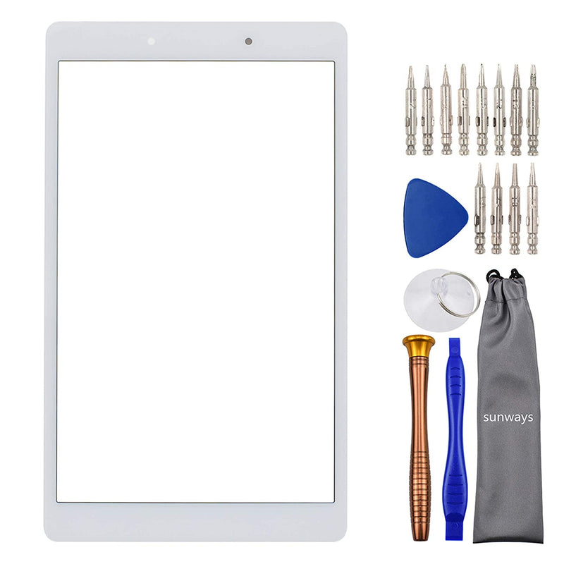 Sunways Glass Screen Replacement For Samsung Galaxy Tab A 8 0 2019Wi Fi T290 Sm T290 White