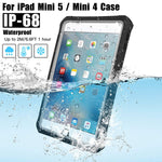 Ipad Mini 4 Waterproof Case Ipad Mini 5 Waterproof Case Aicase High Touch Sensitivity Id Ip68 360 Degree Shockproof Protective Cover With Kickstand For Ipad Mini 5 Ipad Mini 4