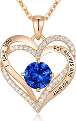 Love Heart Pendant Necklaces For Women