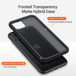 Iphone 11 Pro Case 5 8 Inch Bundle One Shockproof Translucent Case One Crystal Clear Case
