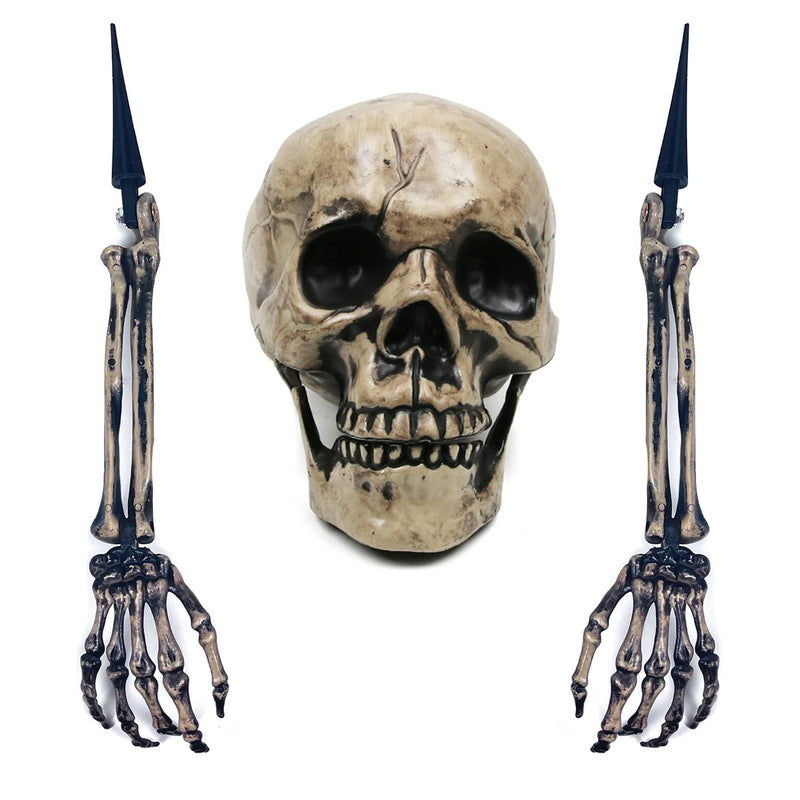 Realistic Skeleton Stakes Halloween Decoration
