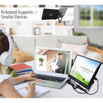 New Sidetrak Swivel Attachable Portable Monitor For Laptop 12 5A Fhd Ips Rotating Dual Laptop Screen Mac Pc Chrome Os Compatible All Laptop Sizes Powered By Displayport Usb C Or Mini Hdmi