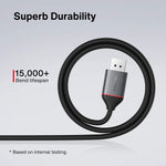 Displayport Cable Ivanky Dp Cable Updated New Model Displayport 1 2 2K 144Hz 4K 60Hz 3D Displayport To Displayport Cable Compatible Laptop Pc Gaming Monitor Tv 6 6Ft