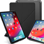 Khomo Horizontal And Vertical Display Stand Capable Cover For Ipad Pro 12 9 Inch Case 3Rd Generation Released 2018 Dual Origami Series Black