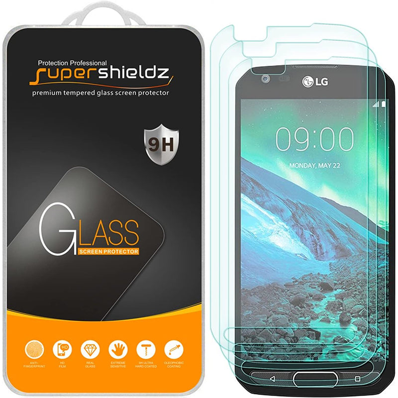 3 Pack Supershieldz Designed For Lg X Venture Tempered Glass Screen Protector Anti Scratch Bubble Free
