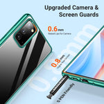 Crystal Clear Designed For Samsung Galaxy Note 20 Case Galaxy Note 20 5G Case 6 7 Inch Ultra Thin Slim Fit Soft Silicone Tpu Cover Case Compatible With Samsung Galaxy Note 20 5G 2020 Green