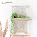 Macrame Wall Hanging Shelf