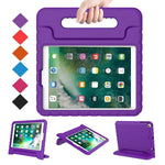 Bmouo Case For New Ipad 9 7 Inch 2018 2017 Shockproof Case Light Weight Kids Case Cover Handle Stand Case For Ipad 9 7 Inch 2017 2018 Previous Model Purple