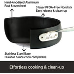 Ha1 Hard Anodized Nonstick Cookware Set